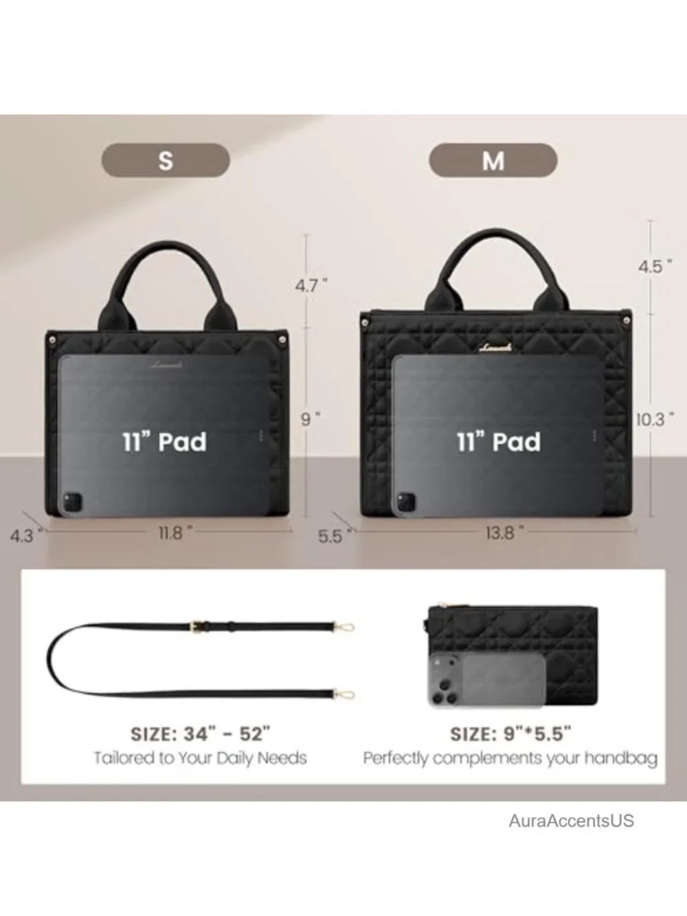 PU Leather Top Handle Handbag Purse with Shoulder Strap